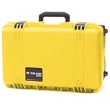 Hardigg Industries iM2500 Storm Case with Wheels, Watertight, Padlockable Case, with Multilayer Cubed Foam, Yellow