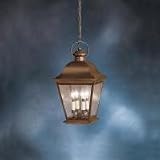 Kichler Olde Bronze Outdoor Pendant 4 Light Incandescent 9804OZ