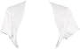 Satin Bolero Jacket Cover-up Cap Sleeve Prom Bridesmaid Junior & Junior Plus Size, Medium, White
