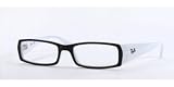 New RAY BAN RAYBAN RB 5076 Black White 2097 Optical Eyeglasses Frame Size: 52-16-135