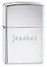 High Polish Chrome Engraved Zippo Lighter - Jezebel