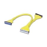 Round ATA133 IDE 40Pin, 3 Conn, 18 Inch, Yellow