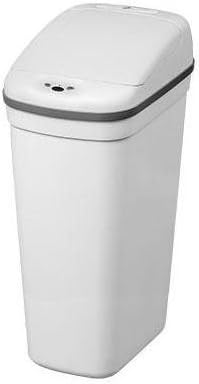 8.7 Gallon Infrared Sensor Trash Can in White (Grey)