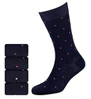4 Pairs of Collezione Diamond Motif Socks