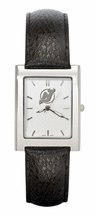New Jersey Devils Men's Chrome Elite Dress Watch with Leather Strap