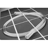 Salter 50' Oxygen Supply Tubing with Clear, Ribbed body and 3 ID Safety Channels, 20/cs
