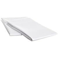 Hospitality Luxury Soft 2-Piece Set Standard Size Pillow Cases of 100-Percent Microfiber Constuction in White