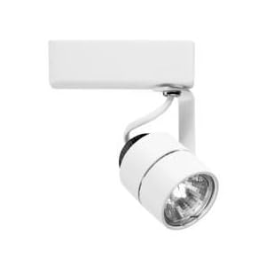 Juno Lighting R701WH Trac-Lites Cylinder Low Voltage MR16 Lamp Holder, White by Juno