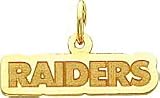 14K Gold NFL Oakland Raiders Charm