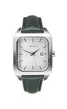 DKNY Leather Strap Mother-of-pearl Dial Womens watch NY8038