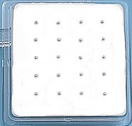 Sterling Silver Nose Studs 1.5mm Ball - Ball End - 20 pc Set
