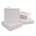 100 Pack of White Square Card and Envelopes