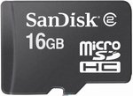 Produkt-Bild: SANDISK MICROSD 16 GB SDHC ONLY SDSDQ-016G-E12M