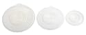 Orka A94402 Silicone Lids, Set of 3, Translucent