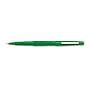 Paper Mate Point Guard Flair Pen, Medium Point, 1.0 mm, Green Barrel, Green Ink  12-Count (8440152)