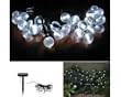 Smart Solar 3732WR30 Solar Light String, 30 White LEDs with Crystal Ball Covers