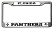 Florida Panthers Chrome License Plate Frame - SET OF 6 - Sports Merchandise