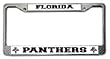 Florida Panthers Chrome License Plate Frame - SET OF 6 - Sports Merchandise