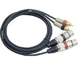 Pyle PPRC-X05 Professional Dual XLR to Dual RCA Cable