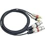 Pyle PPRC-X05 Professional Dual XLR to Dual RCA Cable (5 Feet)