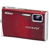 Nikon Coolpix S52 9MP Digital Camera Zoom with 3x Optical Vibration Reduction Zoom (Red)