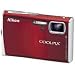 Electronics : Nikon Coolpix S52 9MP Digital Camera Zoom with 3x Optical Vibration Reduction Zoom (Red)