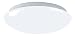 American Fluorescent Shallow Mushroom-Style Cloud - White Finish