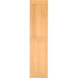 16"x39" Exterior White Pine 2 Raised Shutter Panel Blinds [CAPITOL CITY LUMBER]