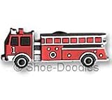 Shoe Doodles Firetruck Charm