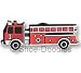 Shoe Doodles Firetruck Charm