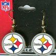 Pittsburgh Steelers Logo Earrings