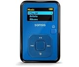 SANDISK Sansa Clip+ 4 GB MP3 Player with FM Radio - blue + F8V3080EA TuneCast II FM Transmitter