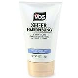 Alberto VO5, Sheer Hairdressing Weightless Leave-In Anti-Frizz & Shine Creme - 4 Oz