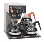 AXIOM 15-3 Coffee Brewer, Three Lower Brewers, LCD Display, 120 V