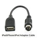iPad/iPhone/iPod Mini-Din to USB Adapter by Tekkeon