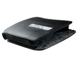 Belkin iPhone Leder Holster mit Clip schwarz