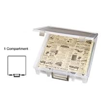 Art Bin 15 Inch by 14 Inch by 3-1/2 Inch Super Satchel Single Compartment Box