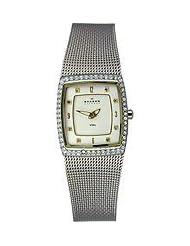 Skagen Mesh Womens Quartz Watch 384XSGS1
