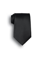 Color Black Ties