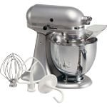 KitchenAid Artisan stand mixer, METALLIC SILVER.