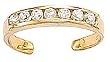 14K Gold Adjustable Toe Ring