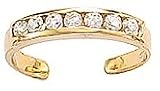 14K Gold Adjustable Toe Ring