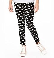 Limited Cotton Rich Heart Print Jeggings