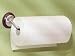 Stainless Steel and Espresso Paper Towel Holder