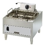 15-lb Fryer w/ Twin Baskets & Thermostatic Controls, 208/1 V