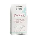 DiabEase Antibacterial Dead Sea Mineral Bath Salts, Natural Unscented 7 oz by Masada Spa / 7 Oz.