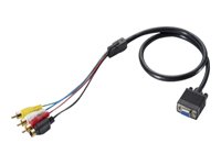 LEVEL ONE RCA-9007 composite cable  VGA-0010 for player Preisvergleich