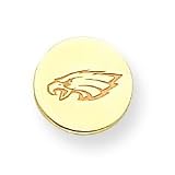 14K Philladelphia Eagles Disc w/Eagle Head Tie-Tac