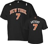 Carmelo Anthony Youth Medium Size 10-12 New York Knicks T-Shirt NBA Adidas