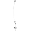 Celtic Cross Pregnant Belly Ring